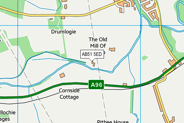 AB51 5ED map - OS VectorMap District (Ordnance Survey) AB51 5ED map - OS VectorMap District (Ordnance Survey)