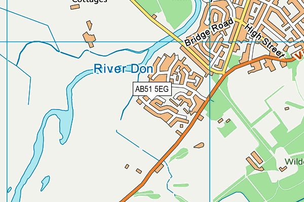 AB51 5EG map - OS VectorMap District (Ordnance Survey) AB51 5EG map - OS VectorMap District (Ordnance Survey)