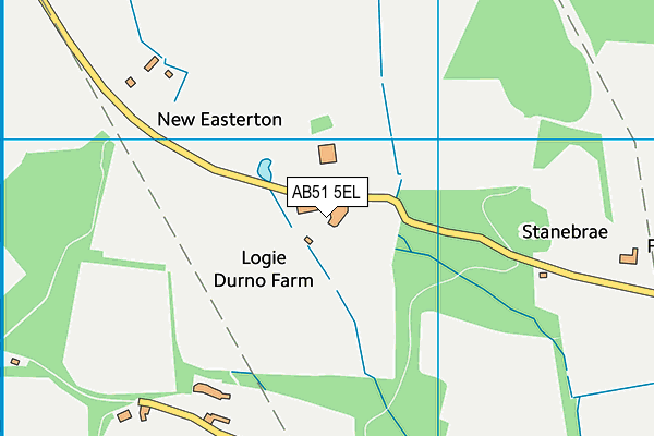 AB51 5EL map - OS VectorMap District (Ordnance Survey) AB51 5EL map - OS VectorMap District (Ordnance Survey)