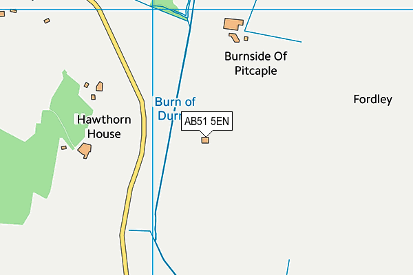 AB51 5EN map - OS VectorMap District (Ordnance Survey) AB51 5EN map - OS VectorMap District (Ordnance Survey)