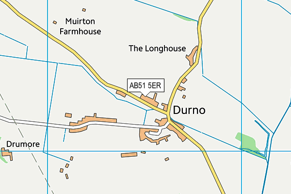 AB51 5ER map - OS VectorMap District (Ordnance Survey) AB51 5ER map - OS VectorMap District (Ordnance Survey)