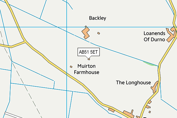 AB51 5ET map - OS VectorMap District (Ordnance Survey) AB51 5ET map - OS VectorMap District (Ordnance Survey)