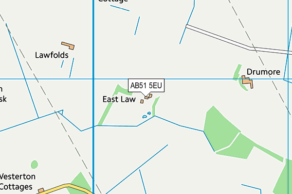 AB51 5EU map - OS VectorMap District (Ordnance Survey) AB51 5EU map - OS VectorMap District (Ordnance Survey)