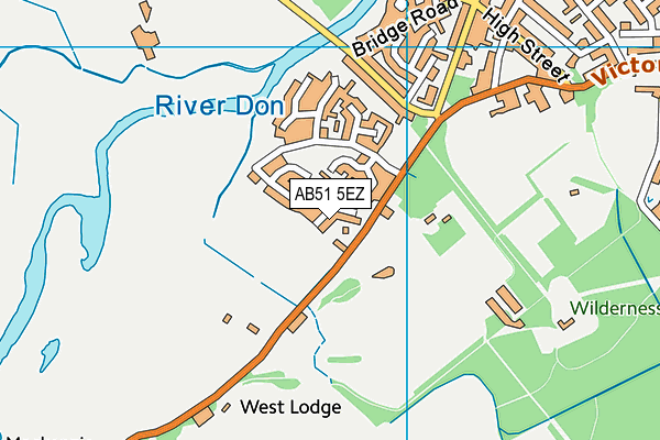 AB51 5EZ map - OS VectorMap District (Ordnance Survey) AB51 5EZ map - OS VectorMap District (Ordnance Survey)