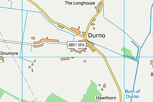AB51 5FA map - OS VectorMap District (Ordnance Survey) AB51 5FA map - OS VectorMap District (Ordnance Survey)