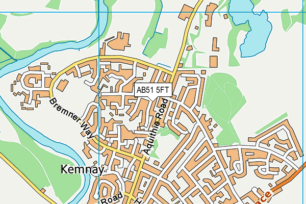 AB51 5FT map - OS VectorMap District (Ordnance Survey) AB51 5FT map - OS VectorMap District (Ordnance Survey)