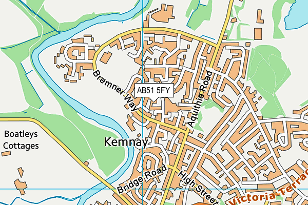 AB51 5FY map - OS VectorMap District (Ordnance Survey) AB51 5FY map - OS VectorMap District (Ordnance Survey)