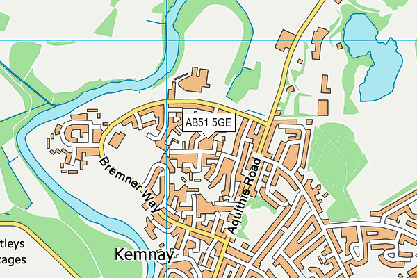 AB51 5GE map - OS VectorMap District (Ordnance Survey) AB51 5GE map - OS VectorMap District (Ordnance Survey)