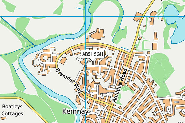 AB51 5GH map - OS VectorMap District (Ordnance Survey) AB51 5GH map - OS VectorMap District (Ordnance Survey)