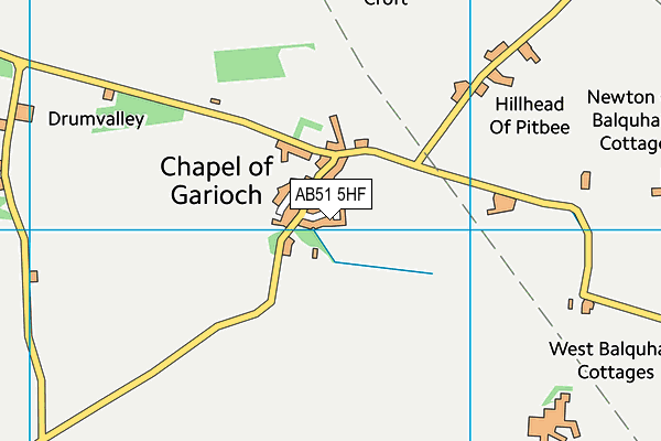 AB51 5HF map - OS VectorMap District (Ordnance Survey) AB51 5HF map - OS VectorMap District (Ordnance Survey)