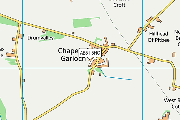 AB51 5HG map - OS VectorMap District (Ordnance Survey) AB51 5HG map - OS VectorMap District (Ordnance Survey)