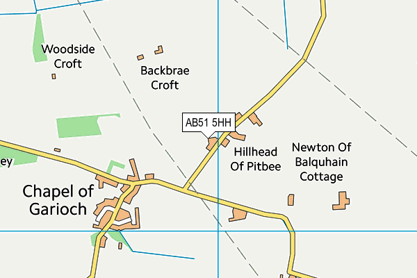 AB51 5HH map - OS VectorMap District (Ordnance Survey) AB51 5HH map - OS VectorMap District (Ordnance Survey)