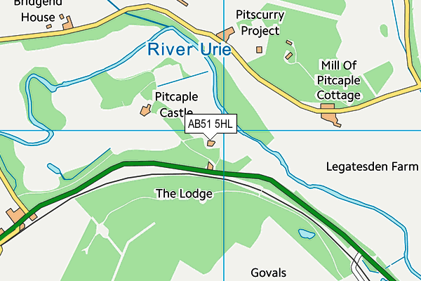 AB51 5HL map - OS VectorMap District (Ordnance Survey) AB51 5HL map - OS VectorMap District (Ordnance Survey)