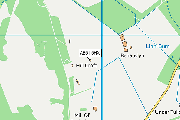 AB51 5HX map - OS VectorMap District (Ordnance Survey) AB51 5HX map - OS VectorMap District (Ordnance Survey)