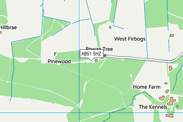 AB51 5HZ map - OS VectorMap District (Ordnance Survey) AB51 5HZ map - OS VectorMap District (Ordnance Survey)