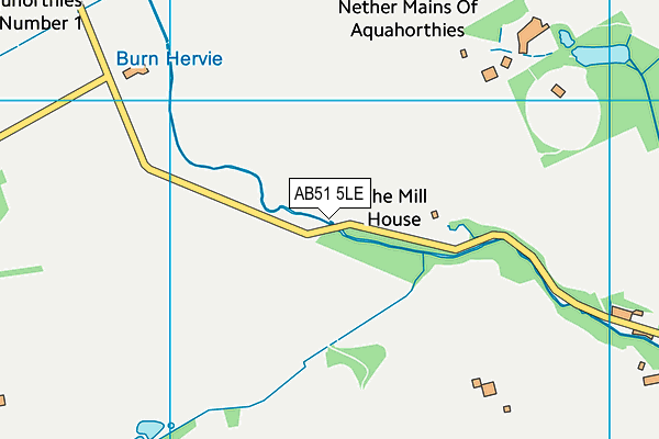 AB51 5LE map - OS VectorMap District (Ordnance Survey) AB51 5LE map - OS VectorMap District (Ordnance Survey)