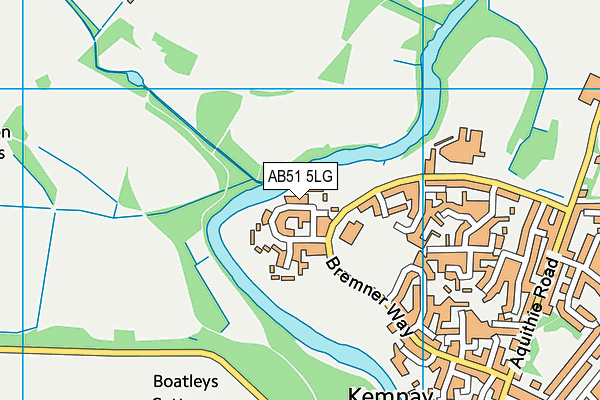 AB51 5LG map - OS VectorMap District (Ordnance Survey) AB51 5LG map - OS VectorMap District (Ordnance Survey)