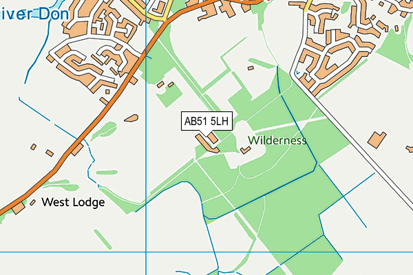 AB51 5LH map - OS VectorMap District (Ordnance Survey) AB51 5LH map - OS VectorMap District (Ordnance Survey)