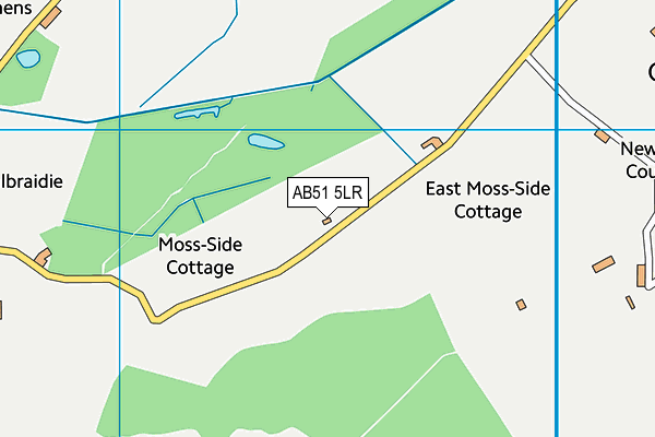 AB51 5LR map - OS VectorMap District (Ordnance Survey) AB51 5LR map - OS VectorMap District (Ordnance Survey)