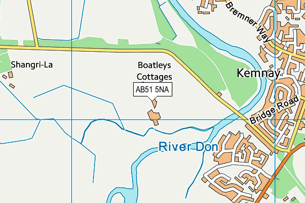 AB51 5NA map - OS VectorMap District (Ordnance Survey) AB51 5NA map - OS VectorMap District (Ordnance Survey)