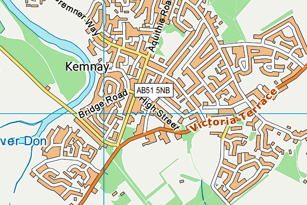 AB51 5NB map - OS VectorMap District (Ordnance Survey) AB51 5NB map - OS VectorMap District (Ordnance Survey)