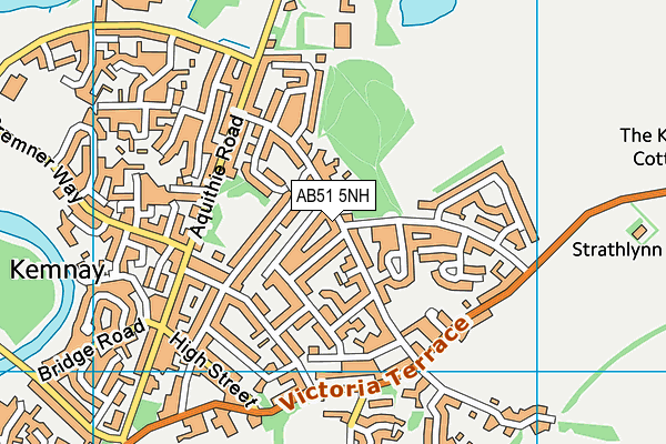 AB51 5NH map - OS VectorMap District (Ordnance Survey) AB51 5NH map - OS VectorMap District (Ordnance Survey)