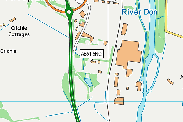 AB51 5NQ map - OS VectorMap District (Ordnance Survey) AB51 5NQ map - OS VectorMap District (Ordnance Survey)