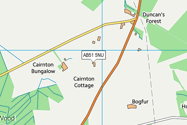 AB51 5NU map - OS VectorMap District (Ordnance Survey) AB51 5NU map - OS VectorMap District (Ordnance Survey)
