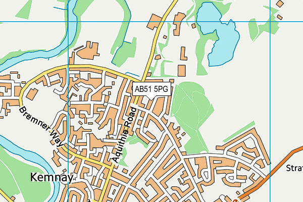 AB51 5PG map - OS VectorMap District (Ordnance Survey) AB51 5PG map - OS VectorMap District (Ordnance Survey)