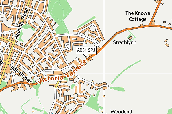 AB51 5PJ map - OS VectorMap District (Ordnance Survey) AB51 5PJ map - OS VectorMap District (Ordnance Survey)