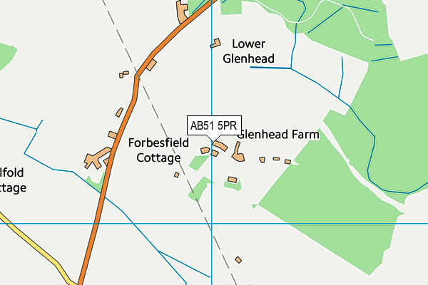 AB51 5PR map - OS VectorMap District (Ordnance Survey) AB51 5PR map - OS VectorMap District (Ordnance Survey)