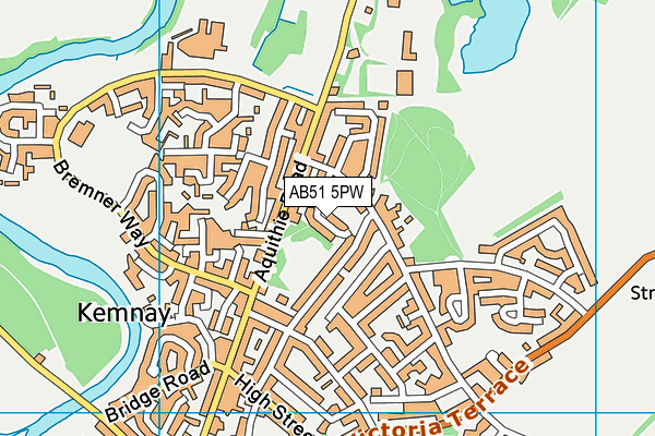 AB51 5PW map - OS VectorMap District (Ordnance Survey) AB51 5PW map - OS VectorMap District (Ordnance Survey)