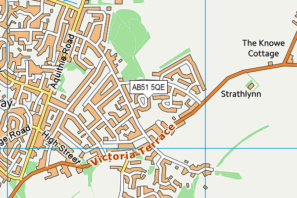 AB51 5QE map - OS VectorMap District (Ordnance Survey) AB51 5QE map - OS VectorMap District (Ordnance Survey)