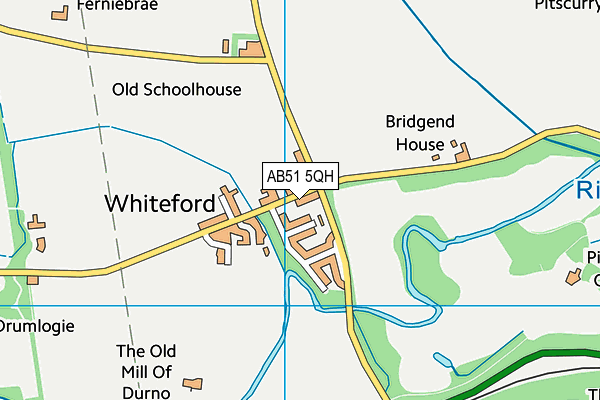 AB51 5QH map - OS VectorMap District (Ordnance Survey) AB51 5QH map - OS VectorMap District (Ordnance Survey)