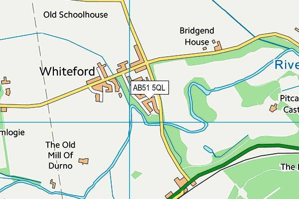 AB51 5QL map - OS VectorMap District (Ordnance Survey) AB51 5QL map - OS VectorMap District (Ordnance Survey)