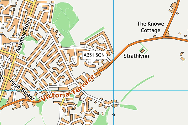 AB51 5QN map - OS VectorMap District (Ordnance Survey) AB51 5QN map - OS VectorMap District (Ordnance Survey)