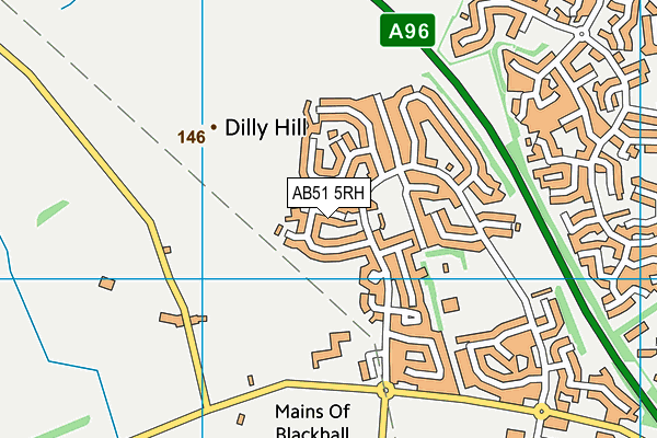 AB51 5RH map - OS VectorMap District (Ordnance Survey) AB51 5RH map - OS VectorMap District (Ordnance Survey)