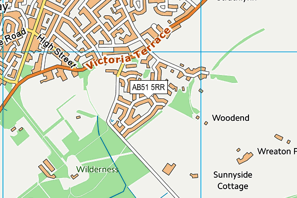 AB51 5RR map - OS VectorMap District (Ordnance Survey) AB51 5RR map - OS VectorMap District (Ordnance Survey)