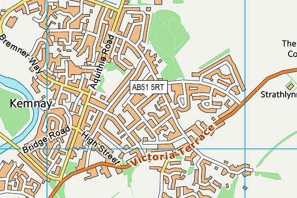 AB51 5RT map - OS VectorMap District (Ordnance Survey) AB51 5RT map - OS VectorMap District (Ordnance Survey)