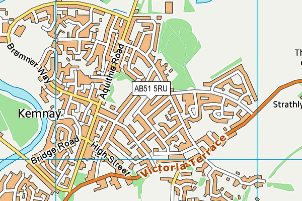 AB51 5RU map - OS VectorMap District (Ordnance Survey) AB51 5RU map - OS VectorMap District (Ordnance Survey)