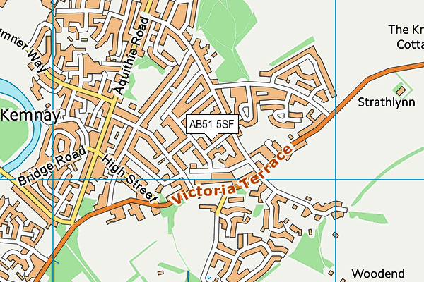 AB51 5SF map - OS VectorMap District (Ordnance Survey) AB51 5SF map - OS VectorMap District (Ordnance Survey)