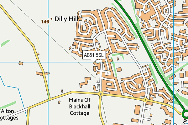 AB51 5SL map - OS VectorMap District (Ordnance Survey) AB51 5SL map - OS VectorMap District (Ordnance Survey)