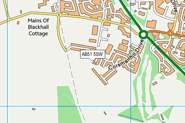 AB51 5SW map - OS VectorMap District (Ordnance Survey) AB51 5SW map - OS VectorMap District (Ordnance Survey)