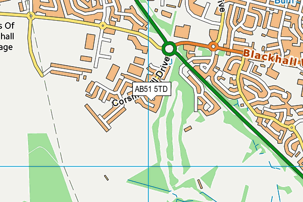 AB51 5TD map - OS VectorMap District (Ordnance Survey) AB51 5TD map - OS VectorMap District (Ordnance Survey)