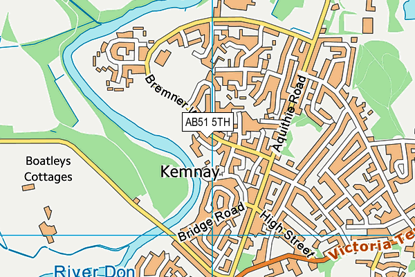 AB51 5TH map - OS VectorMap District (Ordnance Survey) AB51 5TH map - OS VectorMap District (Ordnance Survey)