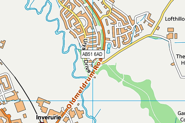 AB51 6AD map - OS VectorMap District (Ordnance Survey) AB51 6AD map - OS VectorMap District (Ordnance Survey)