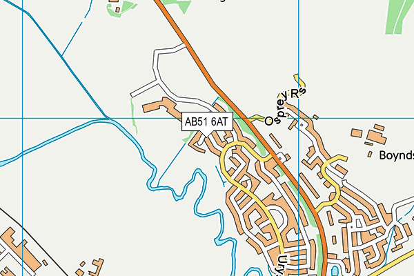 AB51 6AT map - OS VectorMap District (Ordnance Survey) AB51 6AT map - OS VectorMap District (Ordnance Survey)
