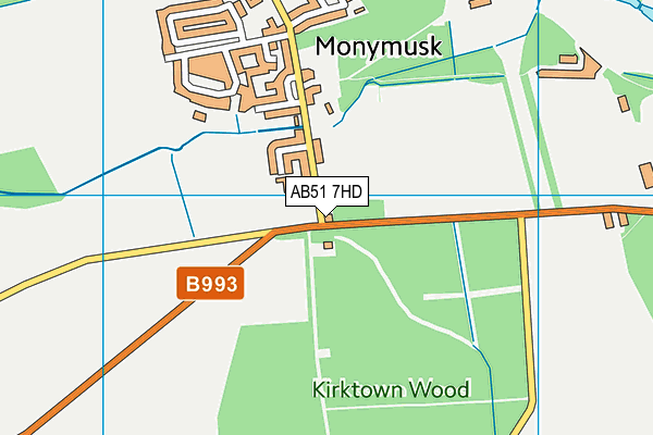 AB51 7HD map - OS VectorMap District (Ordnance Survey) AB51 7HD map - OS VectorMap District (Ordnance Survey)