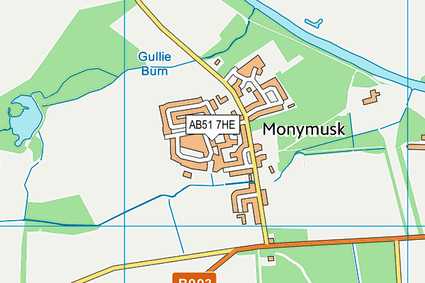 AB51 7HE map - OS VectorMap District (Ordnance Survey) AB51 7HE map - OS VectorMap District (Ordnance Survey)