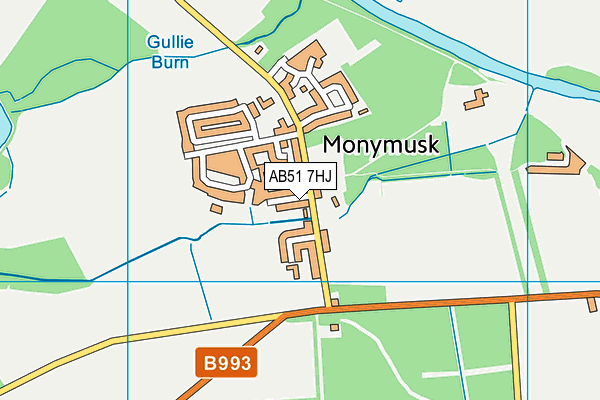 AB51 7HJ map - OS VectorMap District (Ordnance Survey) AB51 7HJ map - OS VectorMap District (Ordnance Survey)